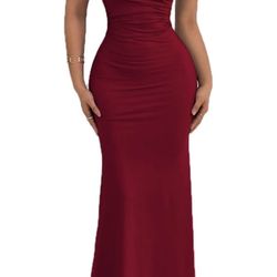 New Dark Red Formal Dress Size Medium