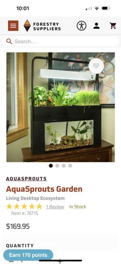 Aquasprout Aquaponics Hydroponics Come With Tank And Light And Gravel 