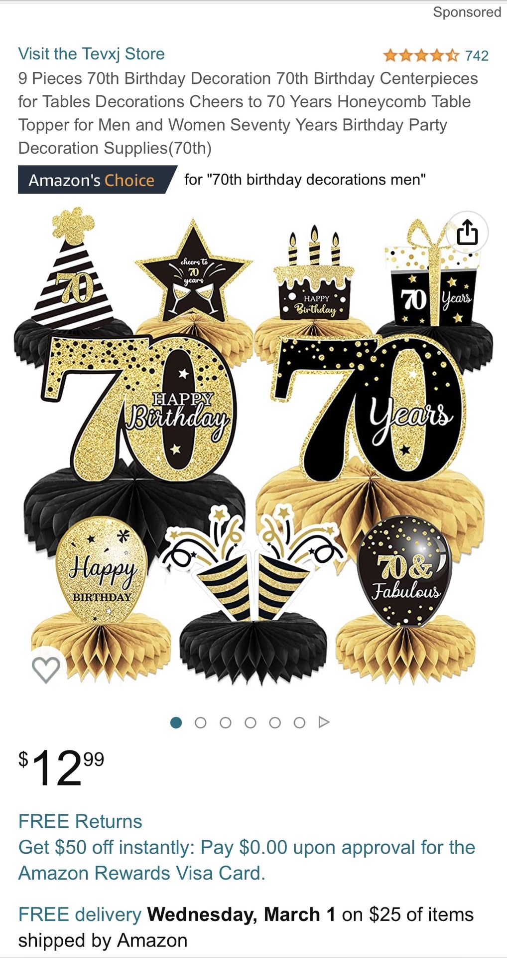 70th Birthday Party Decorations