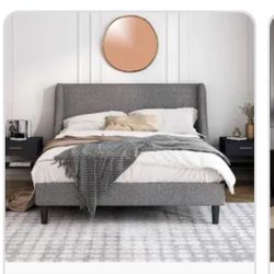 Wayfair bed frame and mattress 