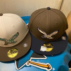2 Philadelphia Eagles Hats