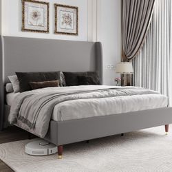 King Bed frame Upholstered 