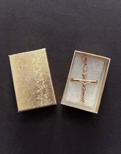 14k Gold Cross Pendant