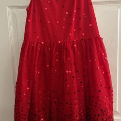 Cat & Jack Red Girls Dress XL 14/16