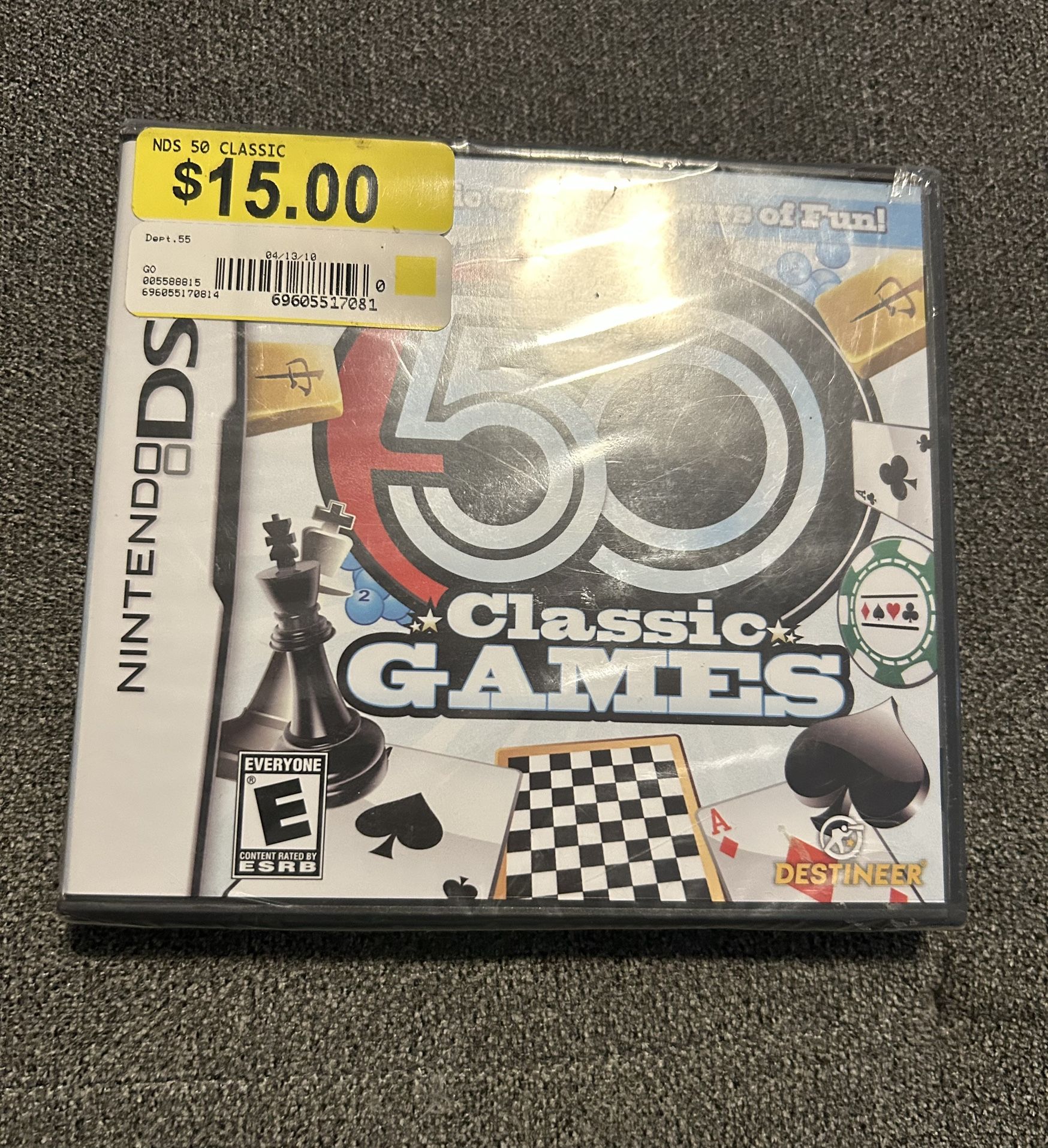 50 Classic Games Nintendo DS games are CIB (Complete in Box)