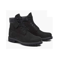 NEW Timberland Men’s 6” Premium Waterproof Boots, Size 10, Color Black 