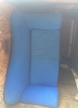 Blue sofa