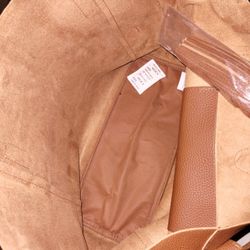 Large Foux Leather Tote 