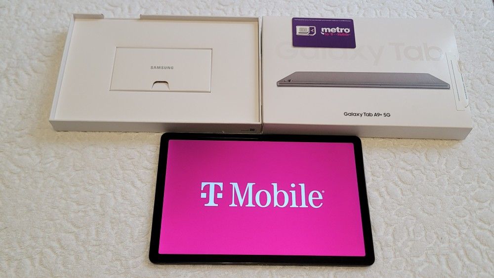 SAMSUNG GALAXY TAB A9 PLUS 64 GB WI-FI+PHONE SILVER WORKING WITH T-MOBILE AND METRO PCS ONLY 11 INCH