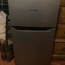 Mini fridge with freezer