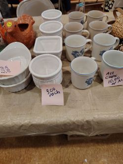 Mixed items cups and containers