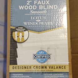 Faux Wood Blind