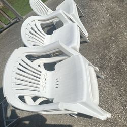 7 Plastic Chairs
