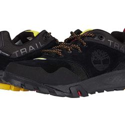 Timberland Garrison Trail Waterproof Low Hiking Boot Black Suede Size 11.5