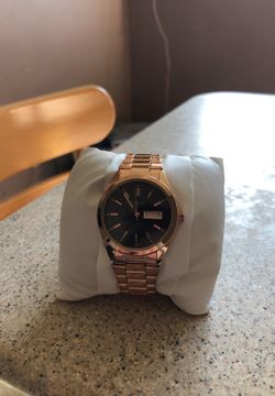Geneva rose gold watch