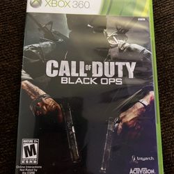 Xbox 360 Call of Duty Black Ops