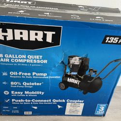 HART 8-Gallon Quiet Air Compressor