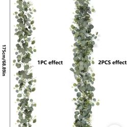  2 Pcs / Greenery Foliage Vine Artificial plants Spring tree Ornaments Wedding outdoors garden courtyard archway Decor Home Walls Hanging