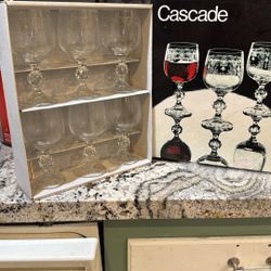 Cascade Fine Lead Cristal Wine Glasses
