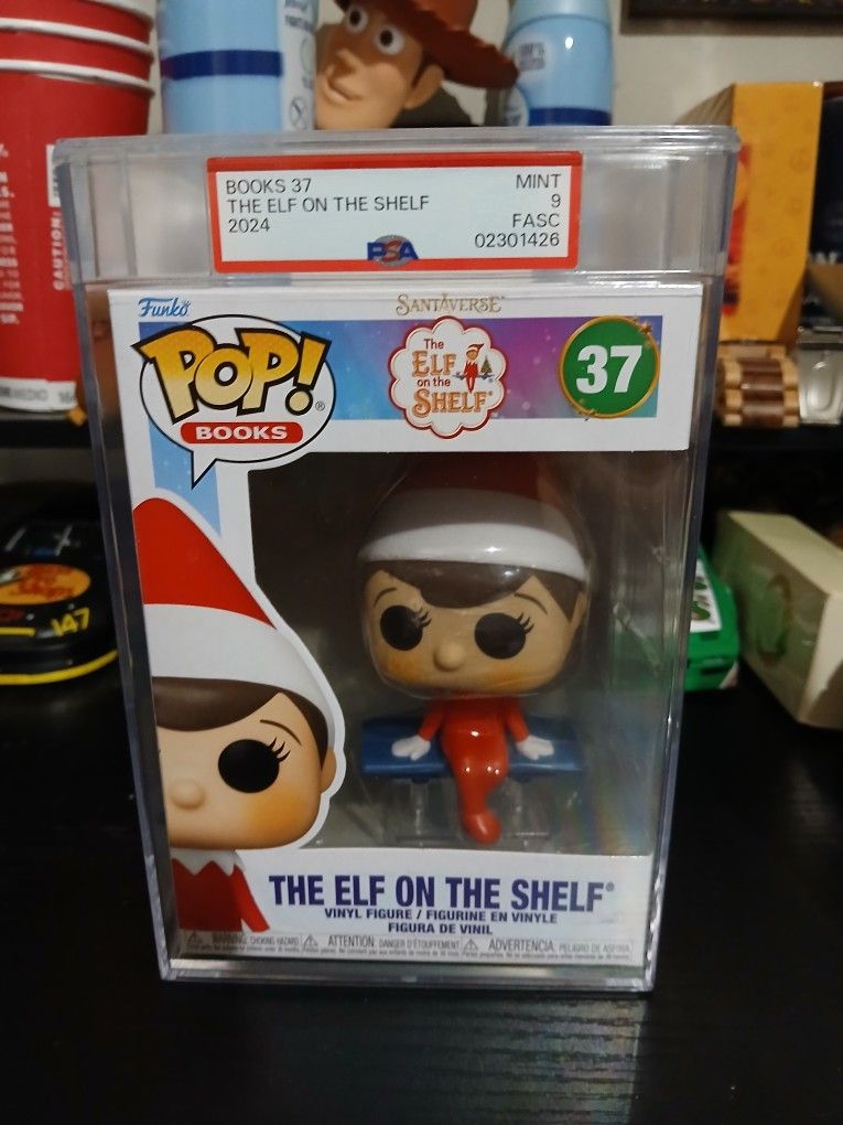 Brand New Graded Psa 9Mint The Elf On The Shelf Funko Pop #37