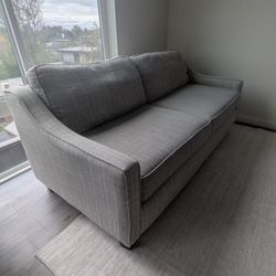 Hensley Beige Loveseat Couch 