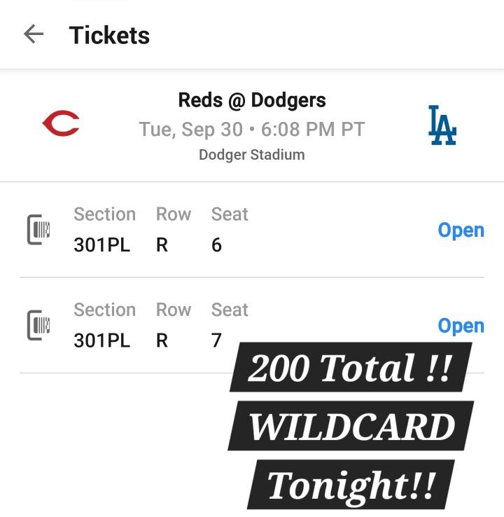 Dodgers Wildcard September 30