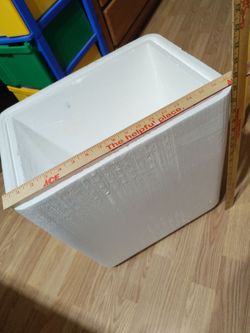 insulated styrofoam cooler box