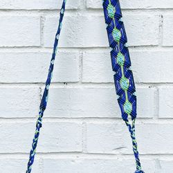 Vintage All Leather Brown Baguette Bag Crossbody With New Strap