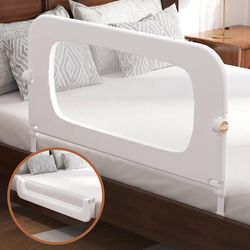 new Bed Rail for Toddlers, Baby Bed Rail Guard for Kids, Toddler Bed Rails with Reinforced Anchor Fit, Height Adjustable & Foldable Bed Rail Guard for