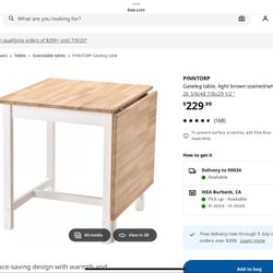  IKEA Pinntorp Dinning Table