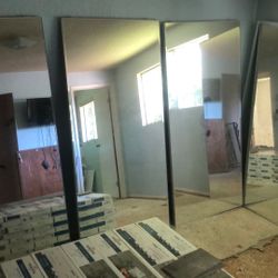 Mirrored Closet Doors