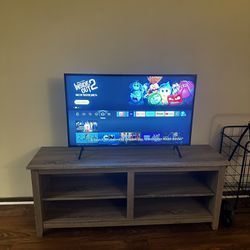 brown tv stand 
