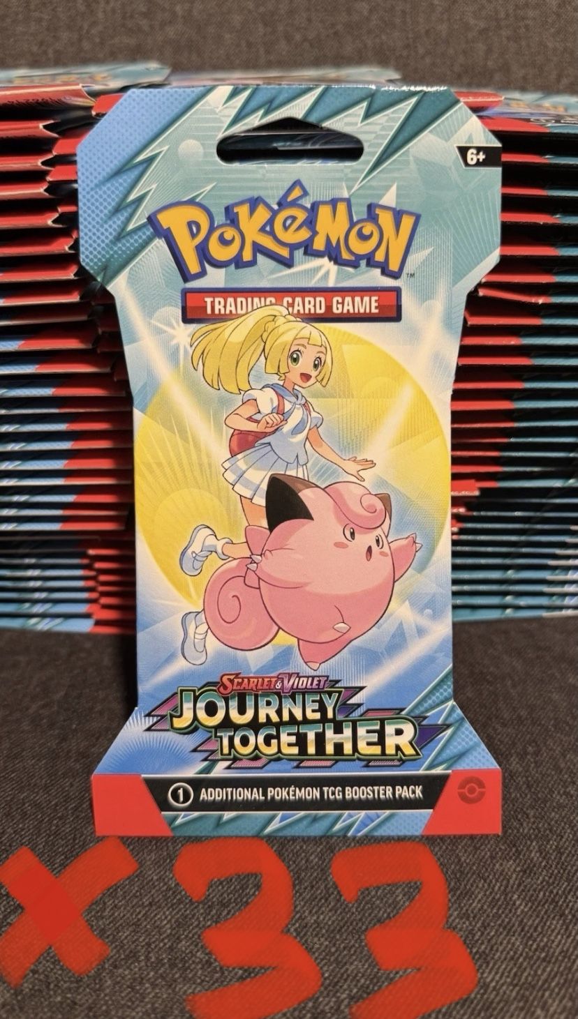 Pokemon - Journey together - Sleeved booster packs