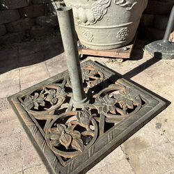 Super Heavy Metal Umbrella Stand. Local Delivery Available For Extra Fee. 