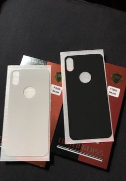 iPhone 10 back tempered glass