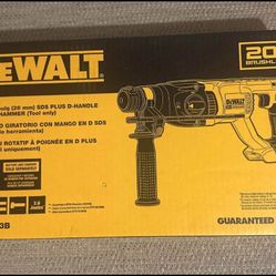 DEWALT Hammer Drill 20-volt max 1-in SDS-plus Variable Speed Cordless Rotary