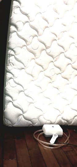 Queen sleep number bed with adjust contoller,  box spring included.