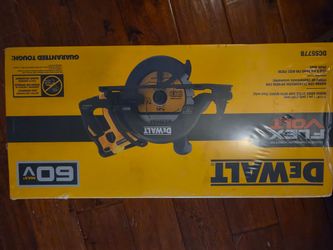 New dewalt flexvolt wormdrive circular saw, tool only