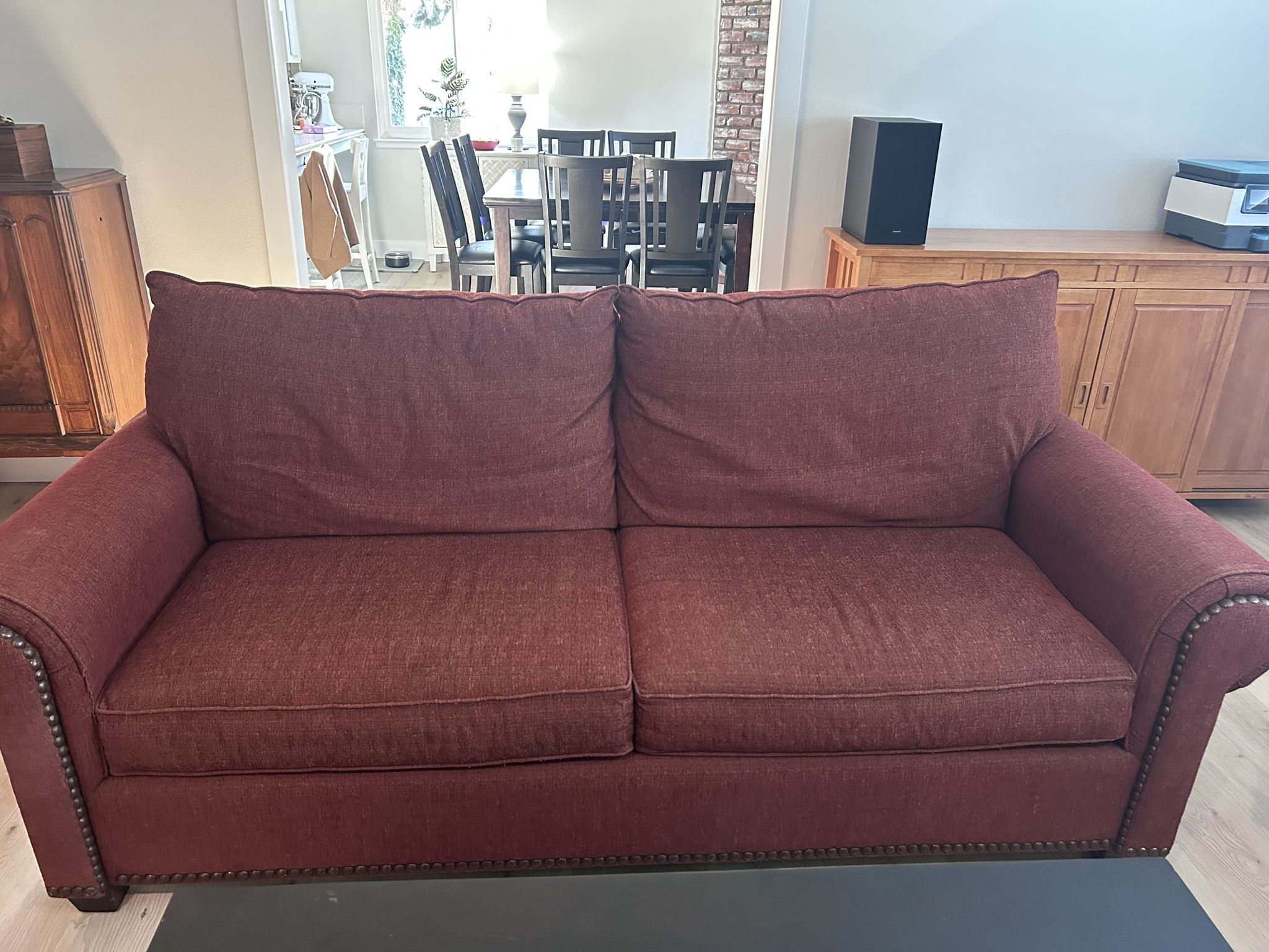 Basset Furniture Red Couch
