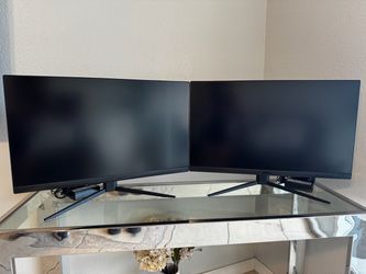 Printer with 2 monitors