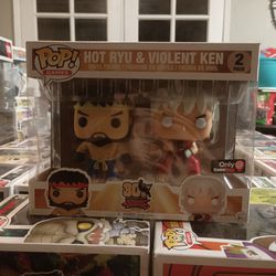 Pop Games 2 Pack Street Fighter 30th Anniversary Hot Ryu And Violent Ken