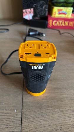 150W Car Power Inverter with AC Outlet & USB-C