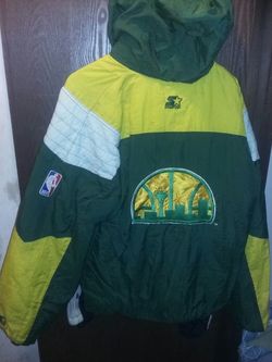 90's Supersonics Starter Jacket size Large