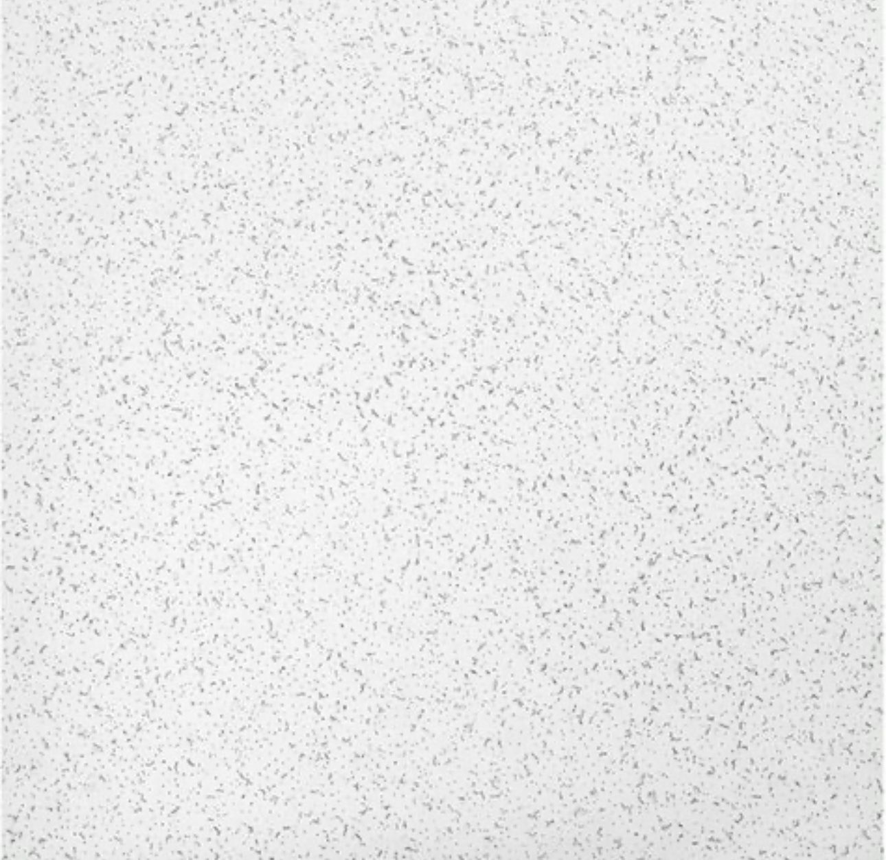 2ft X 2ft White Mineral Fiber Drop Ceiling Tile,  12 Pieces