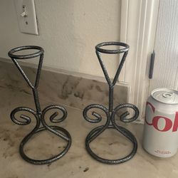 8” Tall Wrought Iron Sphere Stands