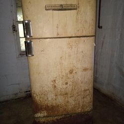 1950ish GE Combination Refrigerator 