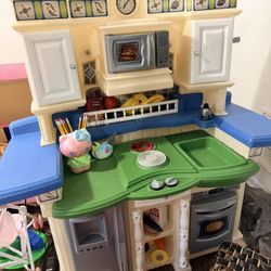 Toy Kitchen  With Additional Toys 