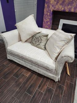 White Loveseat for Sale