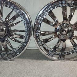 24 Inch Weld Wheels 2pc. Ford 6lug 1/2 Ton