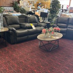 2pc Reclining Sofa And Love Seat